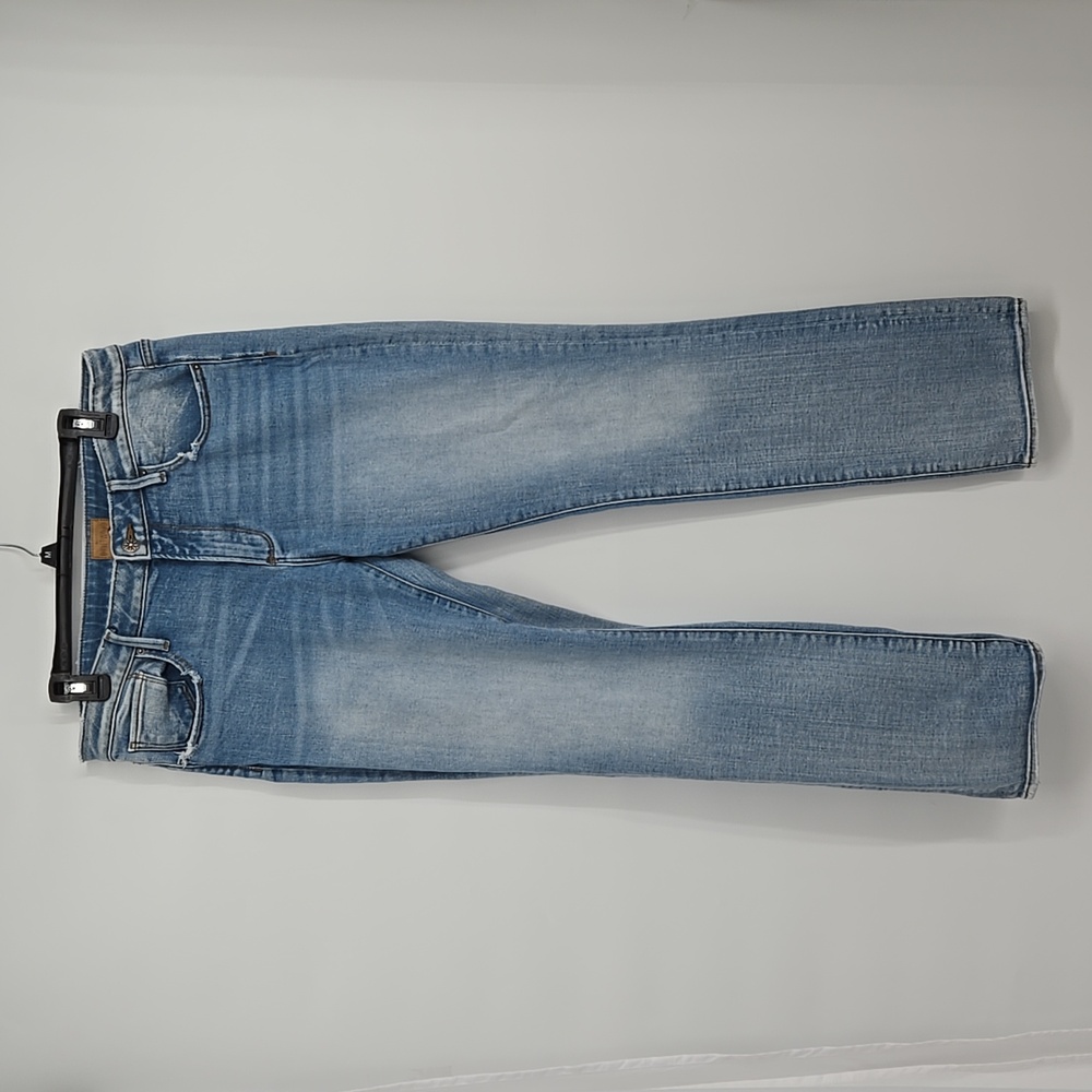Sundance Driftwood Audrey Slightly Distresed Midi Jeans Classic Fit Blue Size 31